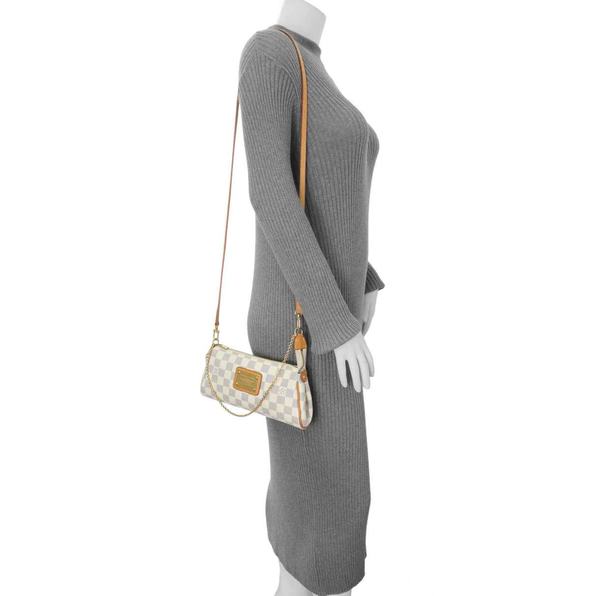 Louis Vuitton Damier Azur Eva Clutch Handbags Louis Vuitton