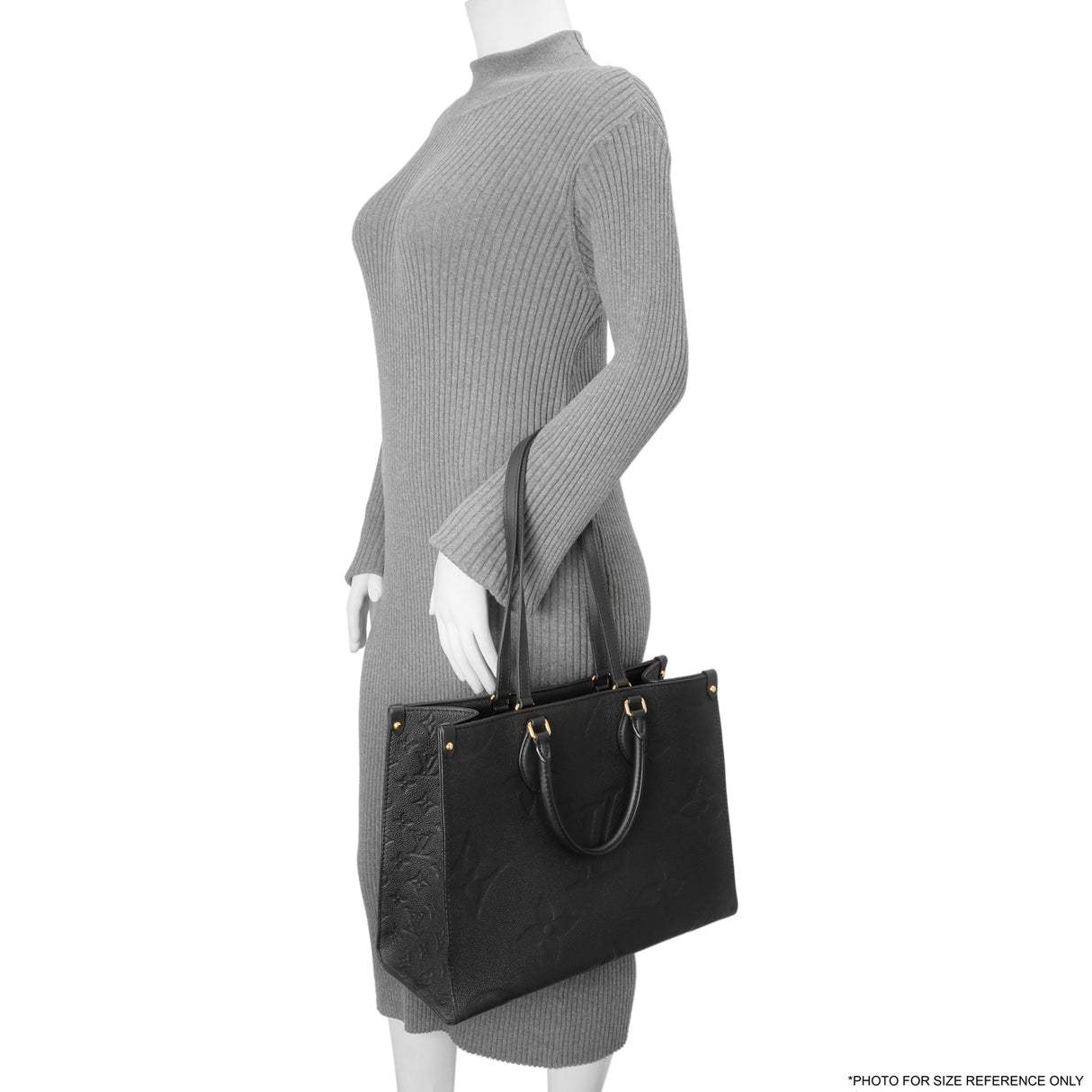 Louis Vuitton Black Empreinte Monogram Giant Onthego MM Handbags Louis Vuitton