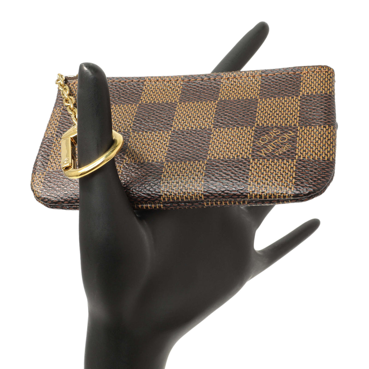 Louis Vuitton Damier Ebene Key Pouch Accessories Louis Vuitton