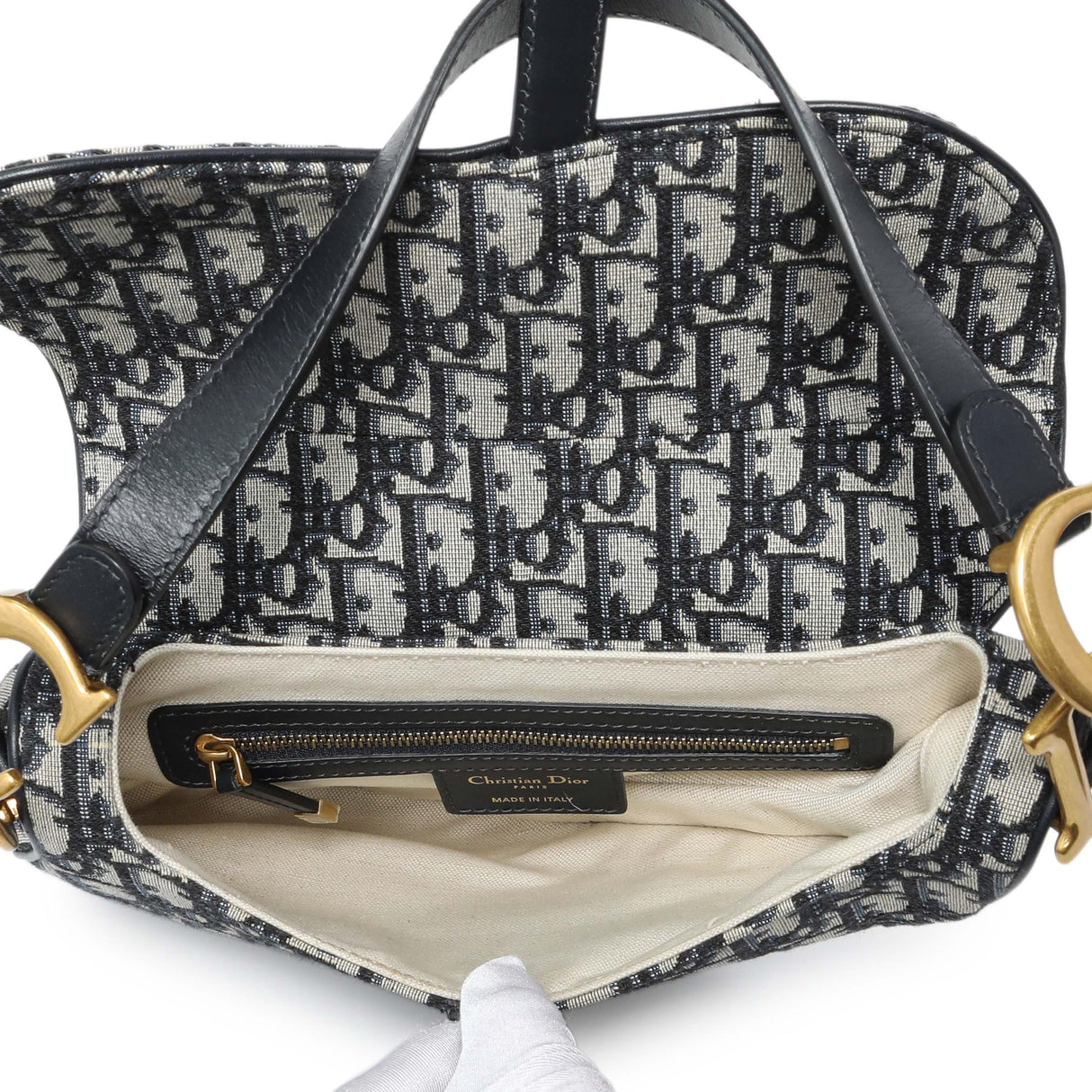 Christian Dior Oblique Saddle Bag Handbags Christian Dior