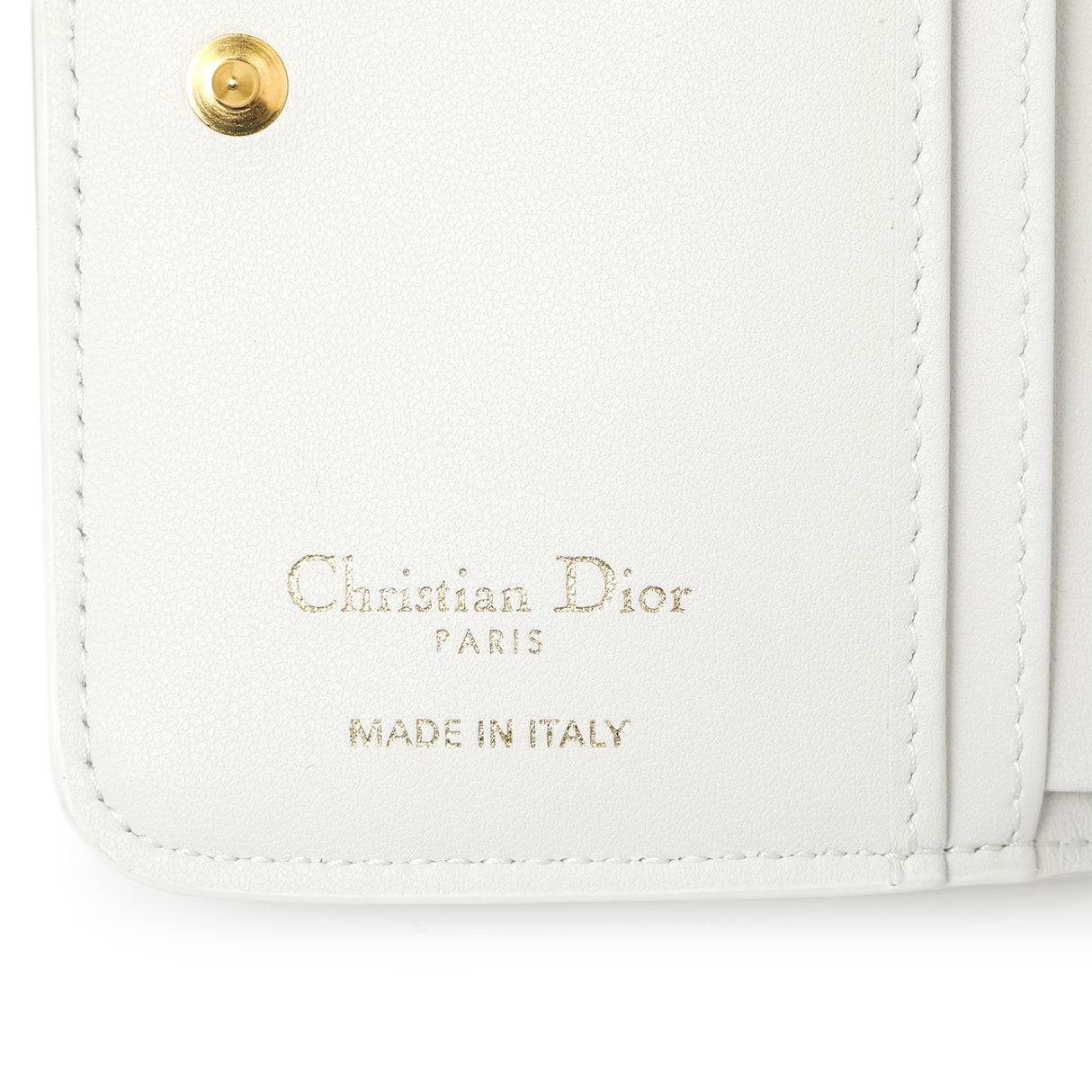 Christian Dior White Calfskin Dioramour Je Vous Adore Caro Scarlet Wallet Accessories Christian Dior