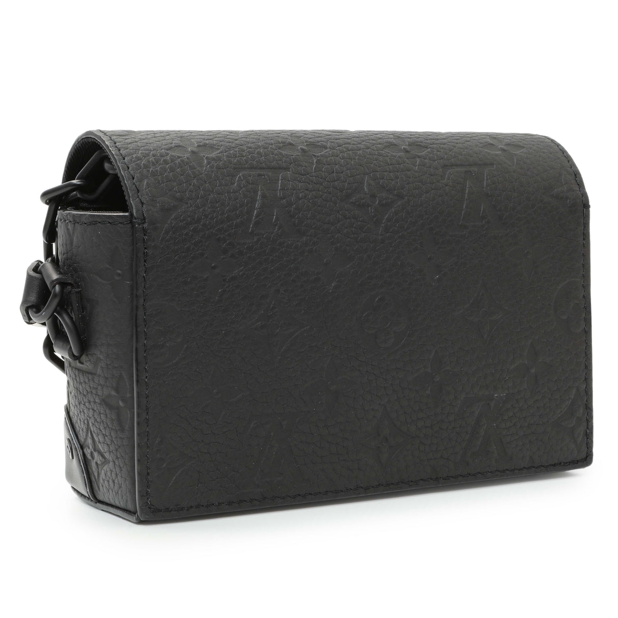 Louis Vuitton Black Taurillon Monogram Steamer Wearable Wallet Handbags Louis Vuitton