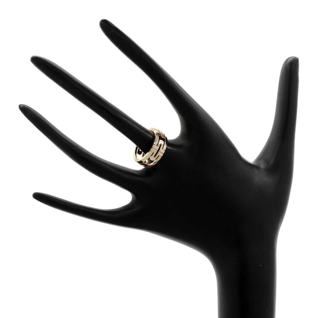 Bulgari 18K Yellow Gold Parentesi Ring Designer Jewellery Bulgari