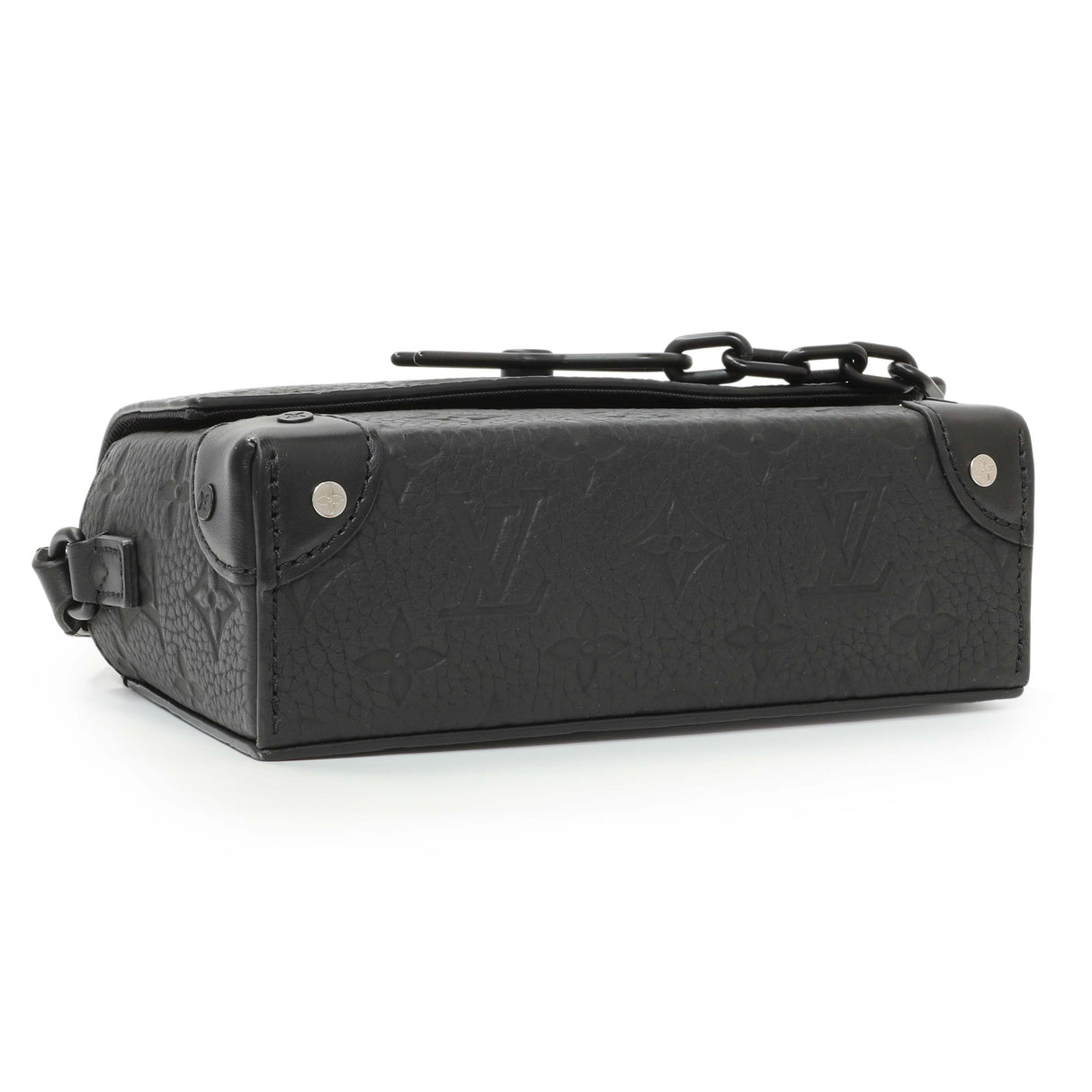 Louis Vuitton Black Taurillon Monogram Steamer Wearable Wallet Handbags Louis Vuitton