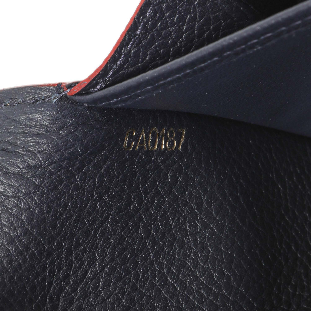 Louis Vuitton Marine Rouge Empreinte Pont-Neuf Wallet Accessories Louis Vuitton