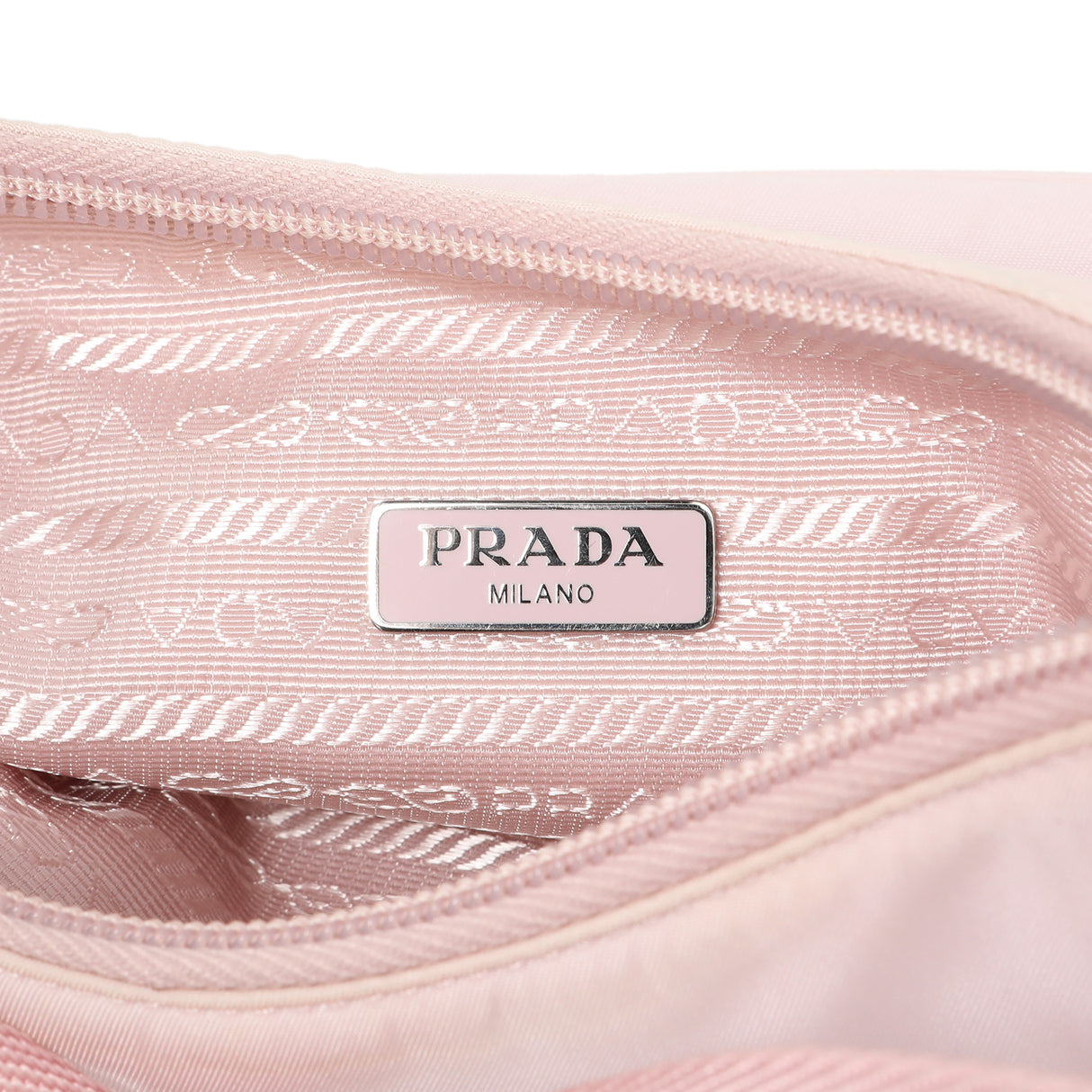 Prada Pink Nylon Mini Re-Edition 2000 Bag Handbags Prada