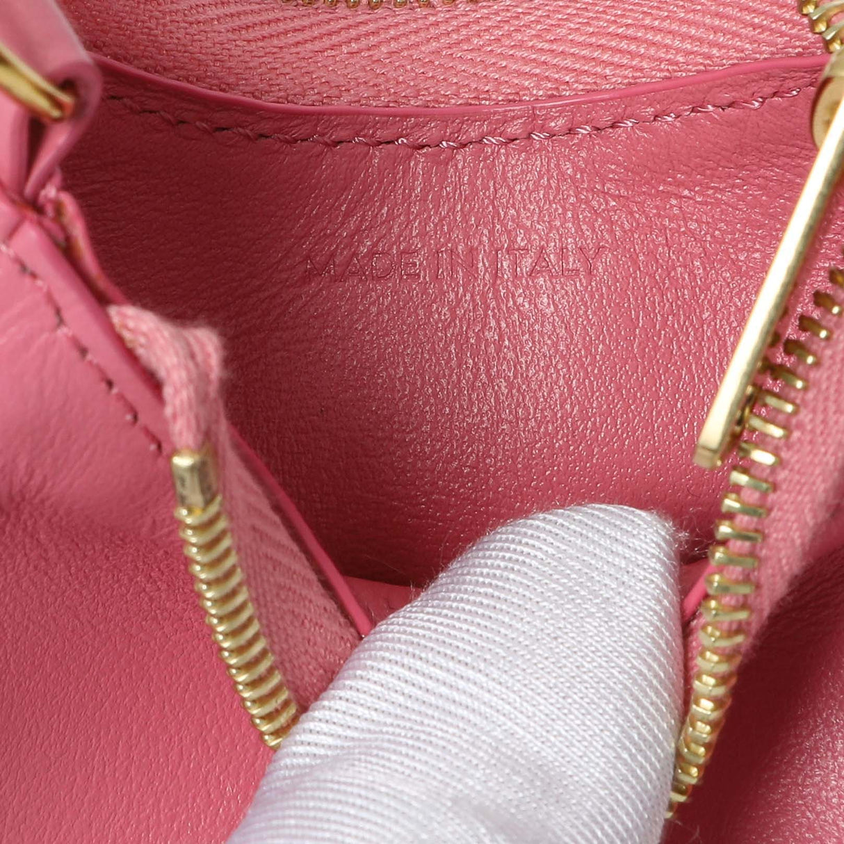 Celine Pink Calfskin Micro Ava Pouch Charm Accessories Celine