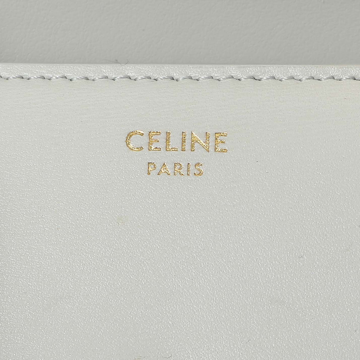 Celine Grey Shiny Calfskin Small Triomphe Wallet Accessories Celine