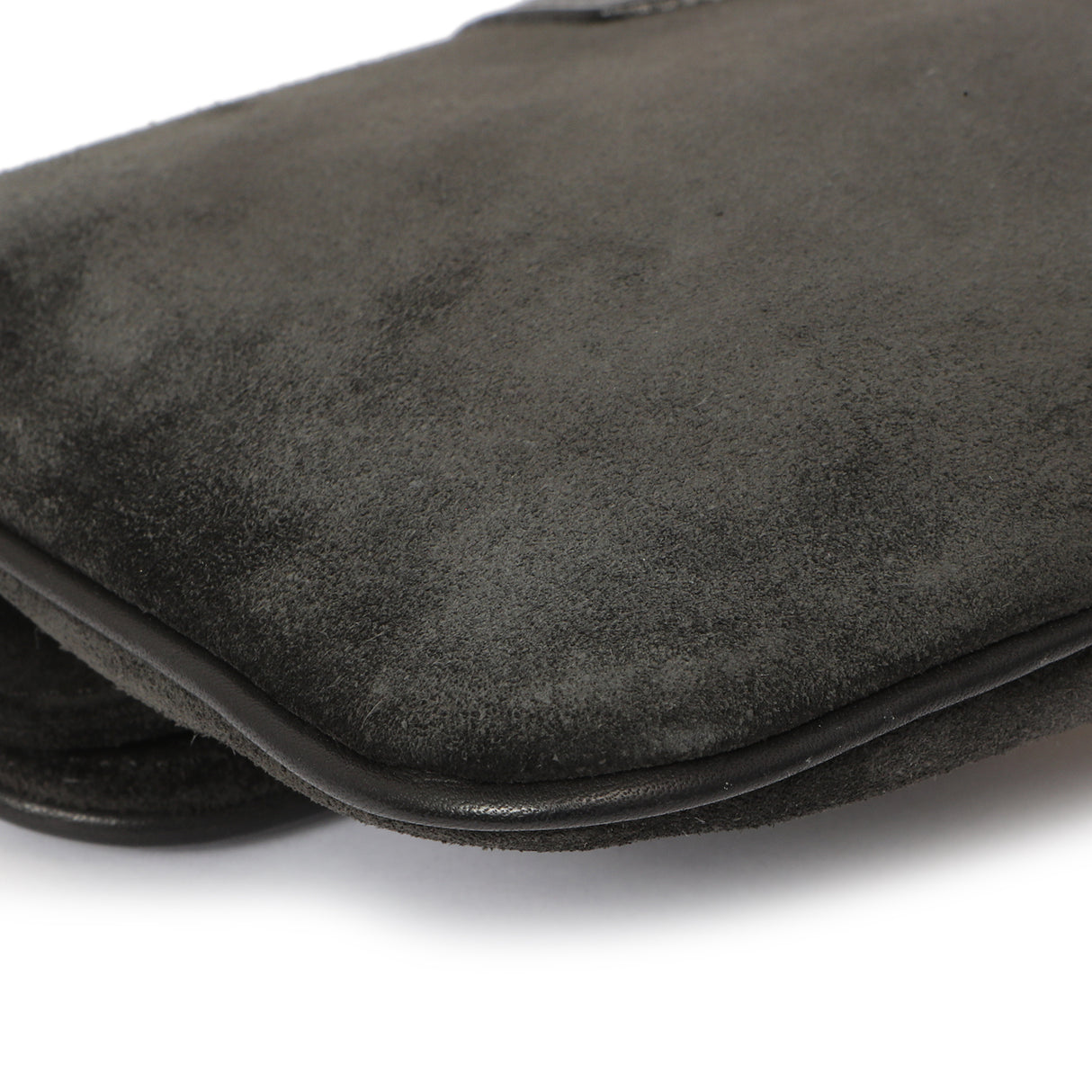 Louis Vuitton Black Suede Sofia Coppola Slim Clutch Handbags Louis Vuitton