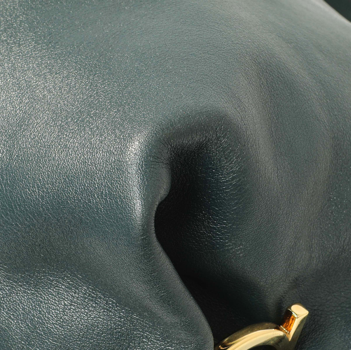 Salvatore Ferragamo Teal Calfskin Fanisa Gancini Hobo Handbags Salvatore Ferragamo