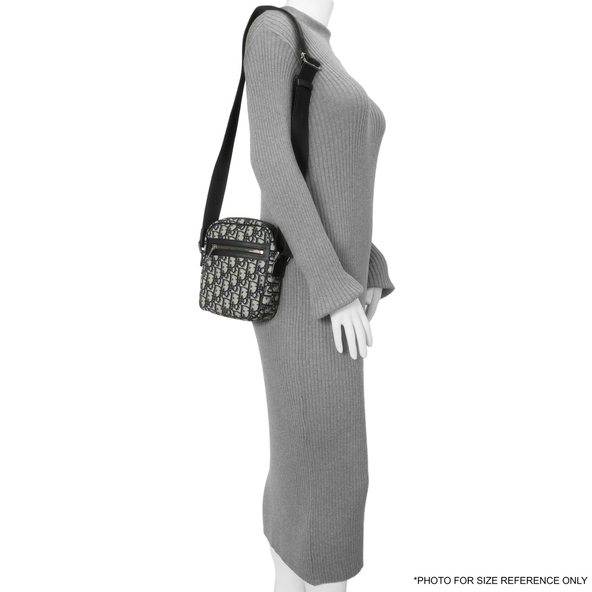 Christian Dior Blue Oblique Messenger Pouch Handbags Christian Dior