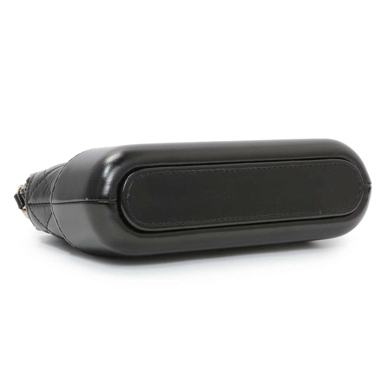 Chanel Black Aged Calfskin Gabrielle Clutch With Chain Handbags Chanel