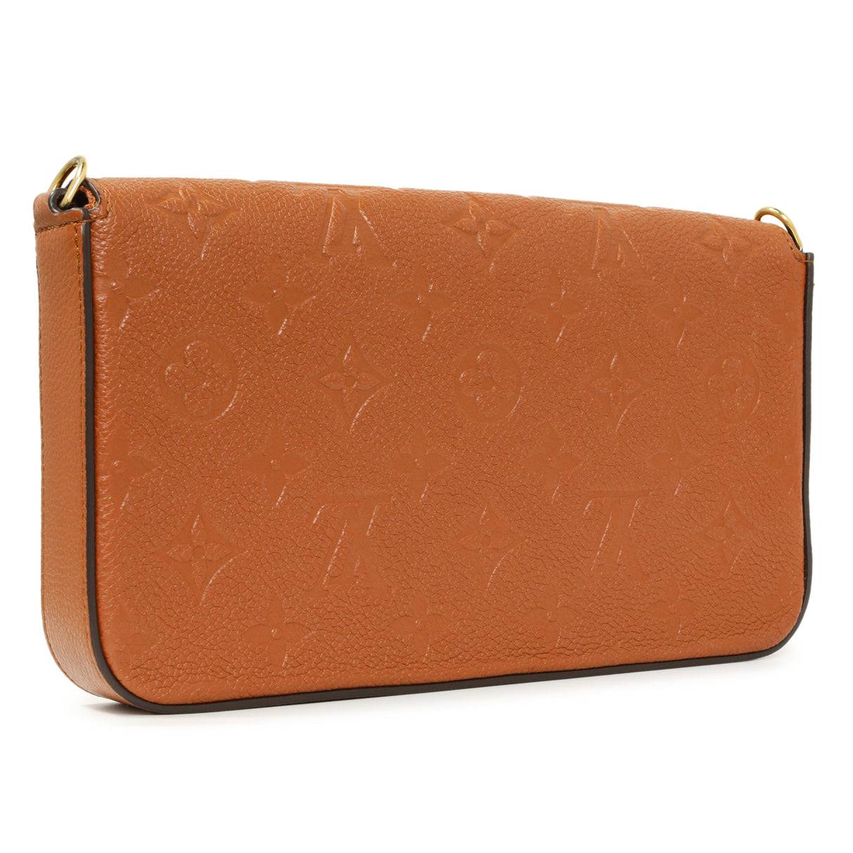 Louis Vuitton Cognac Empreinte Pochette Felicie Chain Wallet Handbags Louis Vuitton