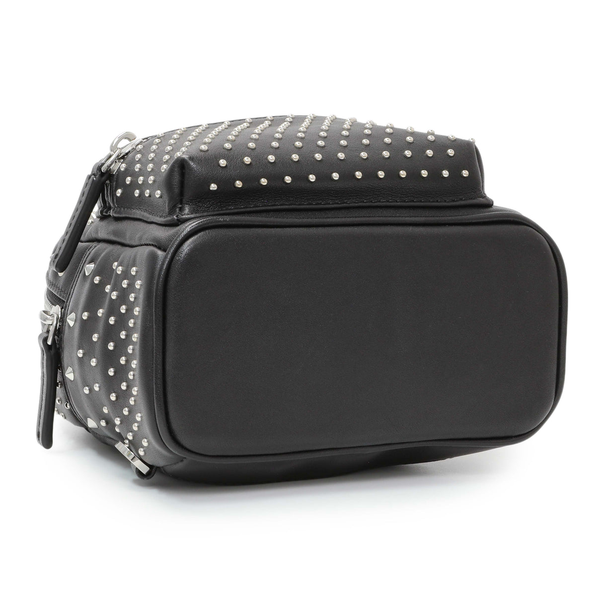 MCM Black Metallic Calfskin Stud X-Mini Stark Bebe Boo Backpack Handbags MCM