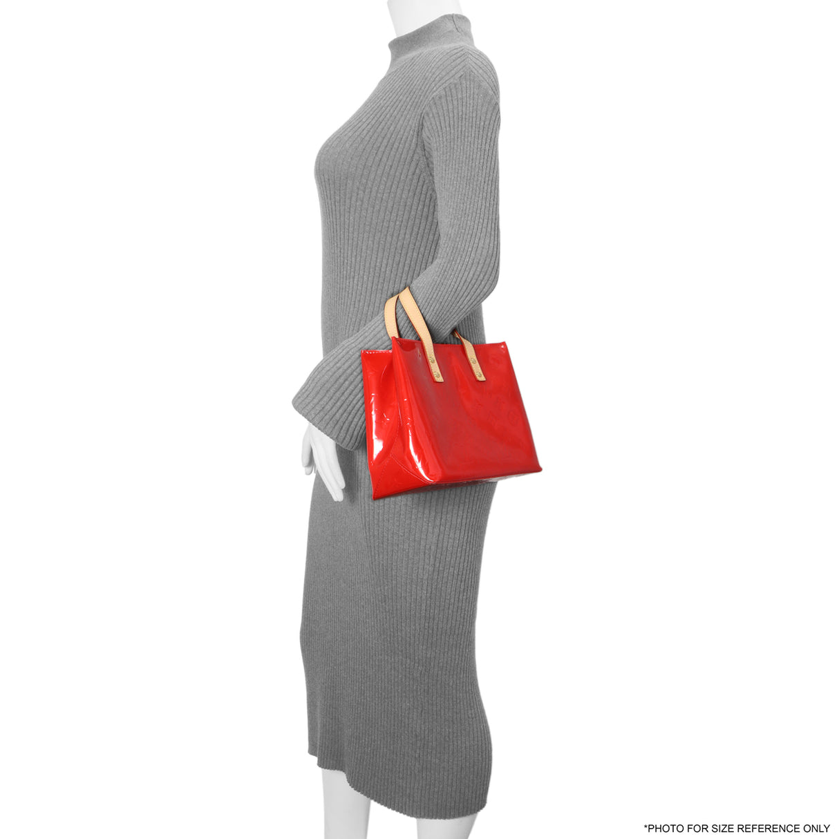 Louis Vuitton Rouge Vernis Reade PM Handbags Louis Vuitton