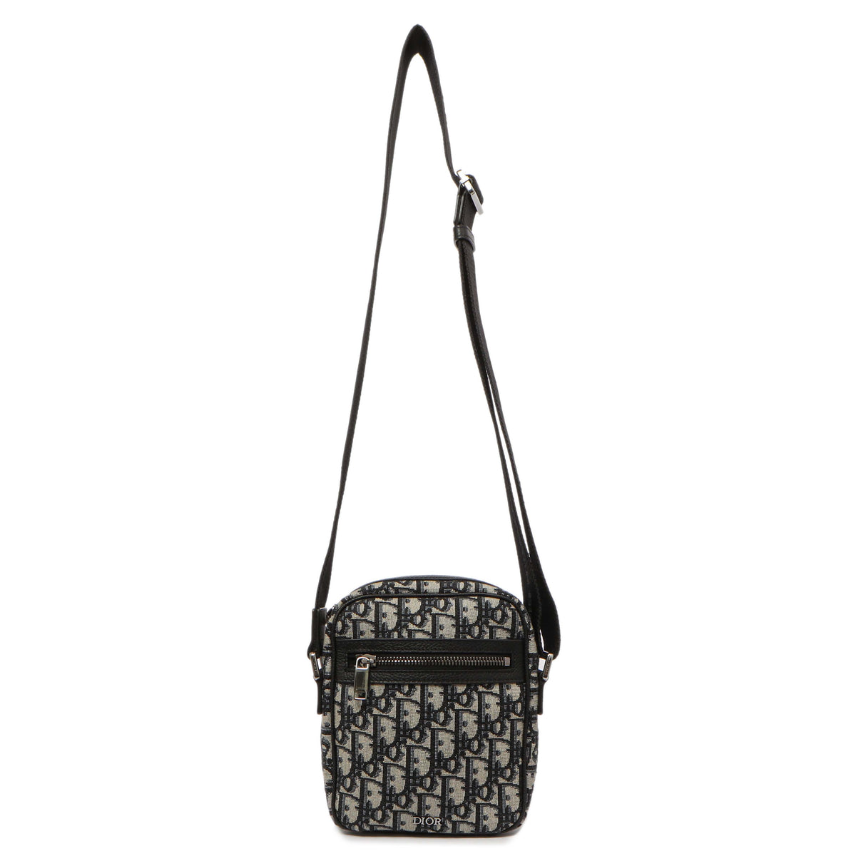 Christian Dior Blue Oblique Messenger Pouch Handbags Christian Dior