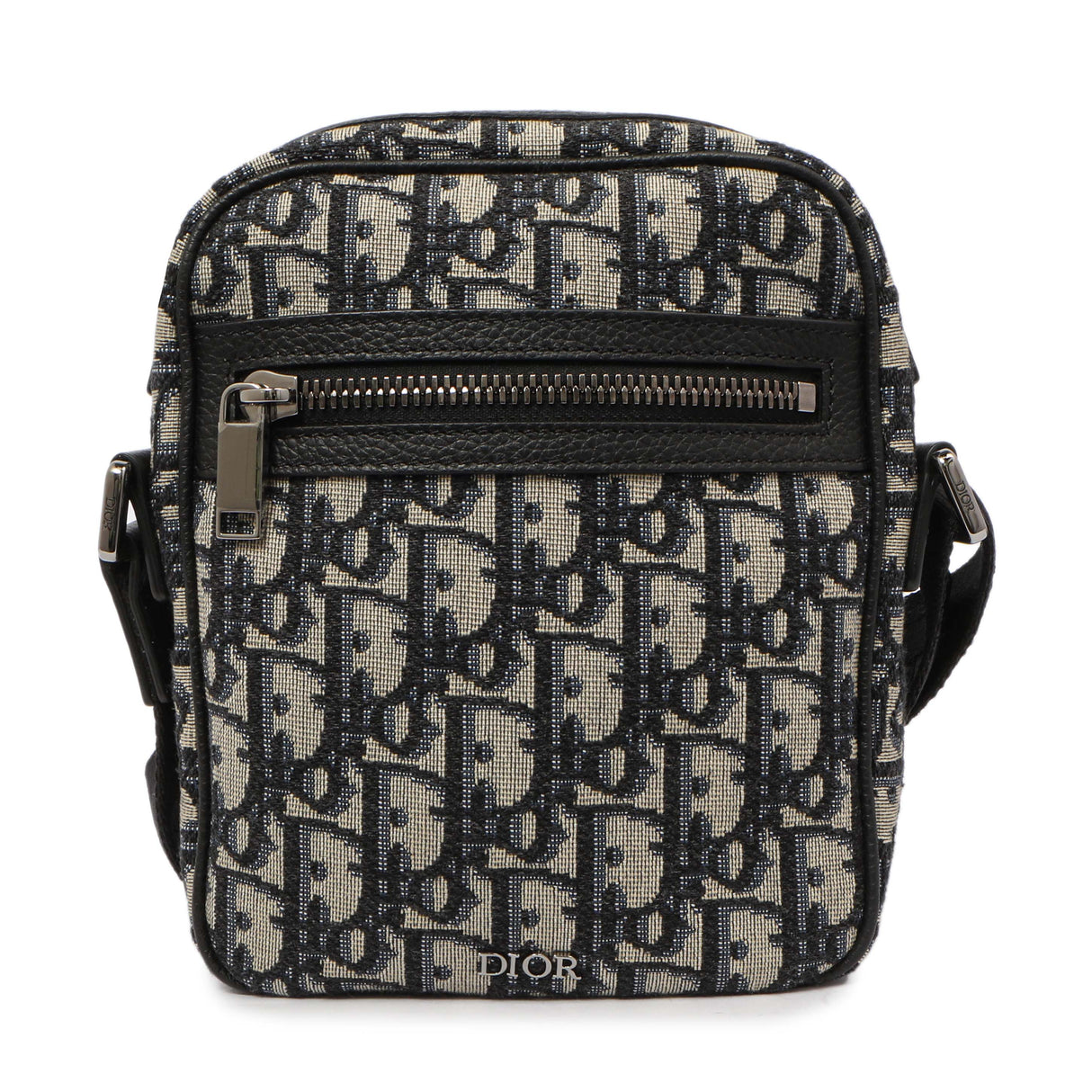 Christian Dior Blue Oblique Messenger Pouch Handbags Christian Dior