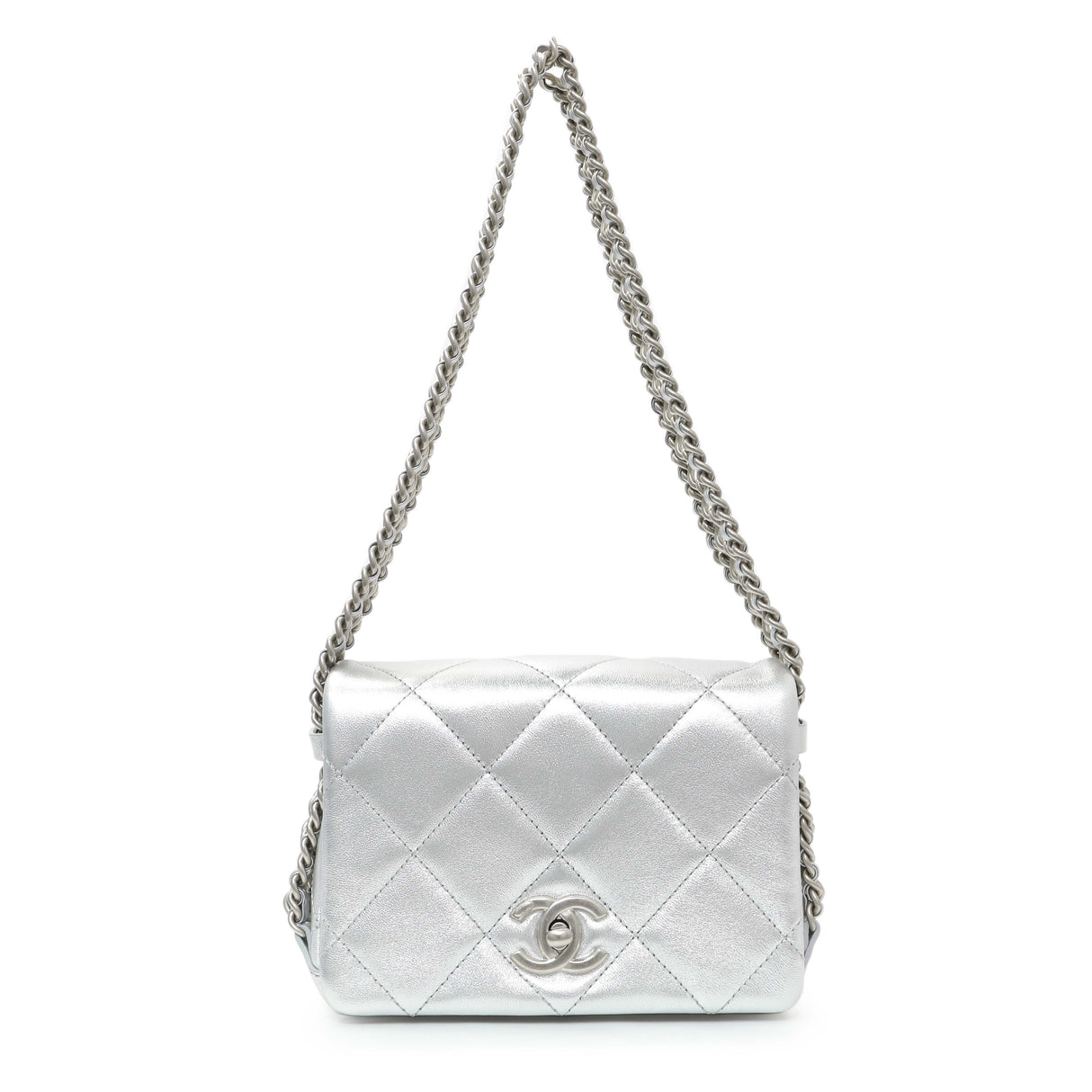 Chanel Mini Chain Rows Flap Bag
