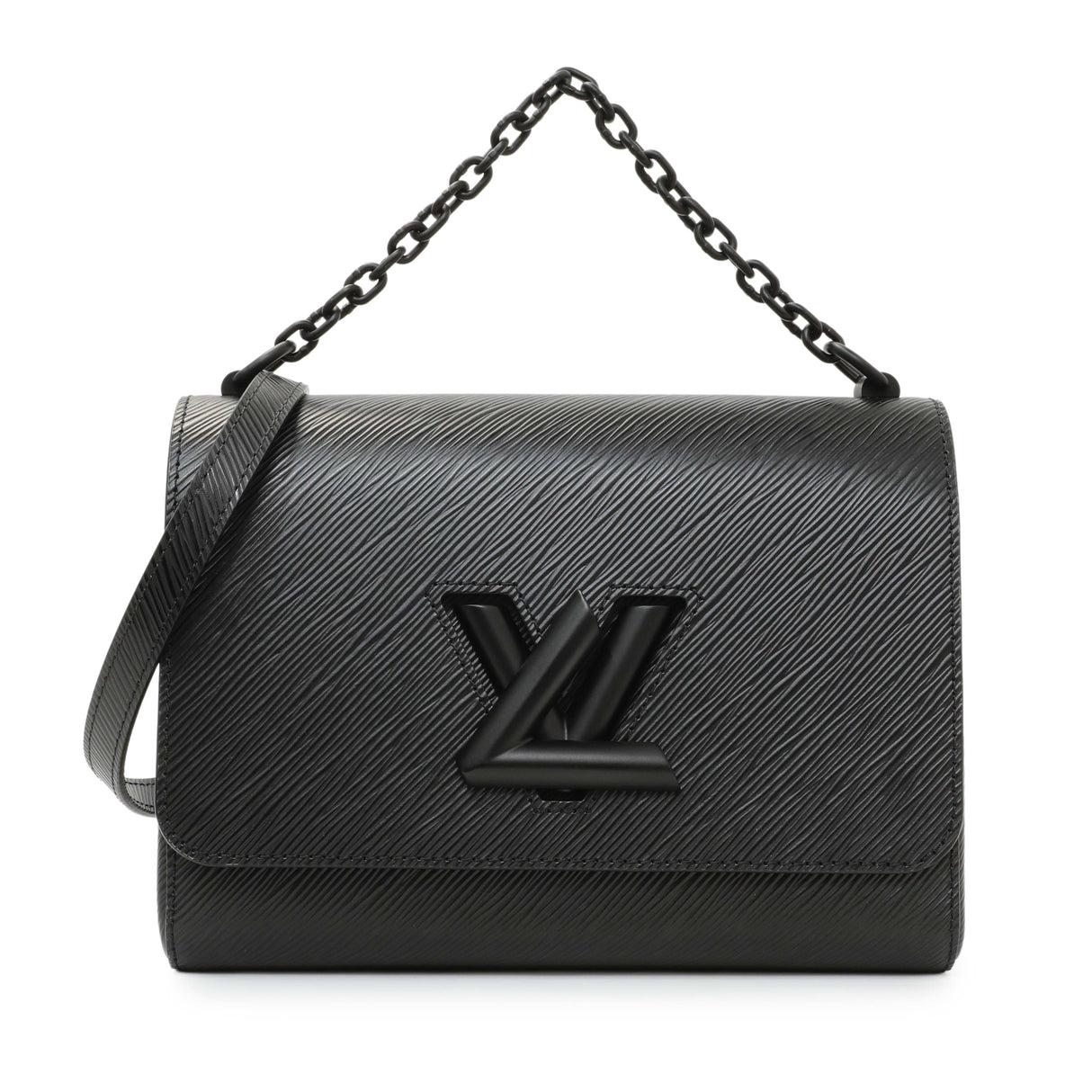 Louis Vuitton Black Epi Twist Shoulder Bag MM Handbags Louis Vuitton