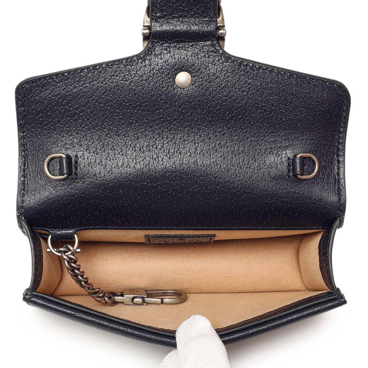 Gucci Beige Blue GG Supreme Monogram Super Mini Dionysus Handbags Gucci