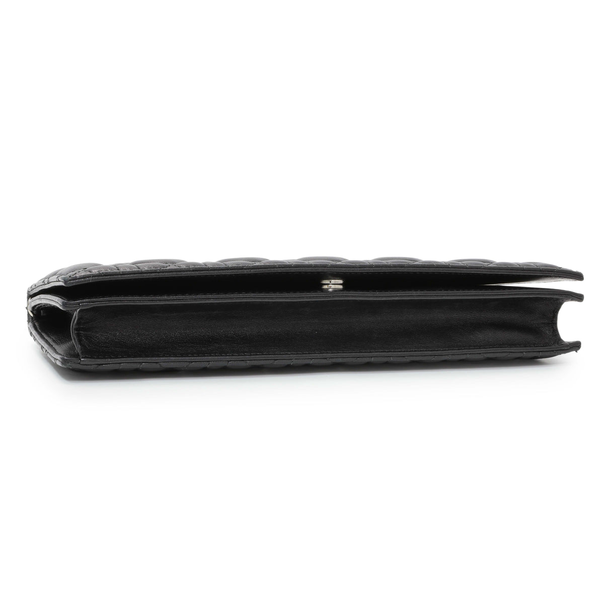 Christian Dior Black Lambskin Cannage Lady Dior Convertible Clutch Handbags Christian Dior