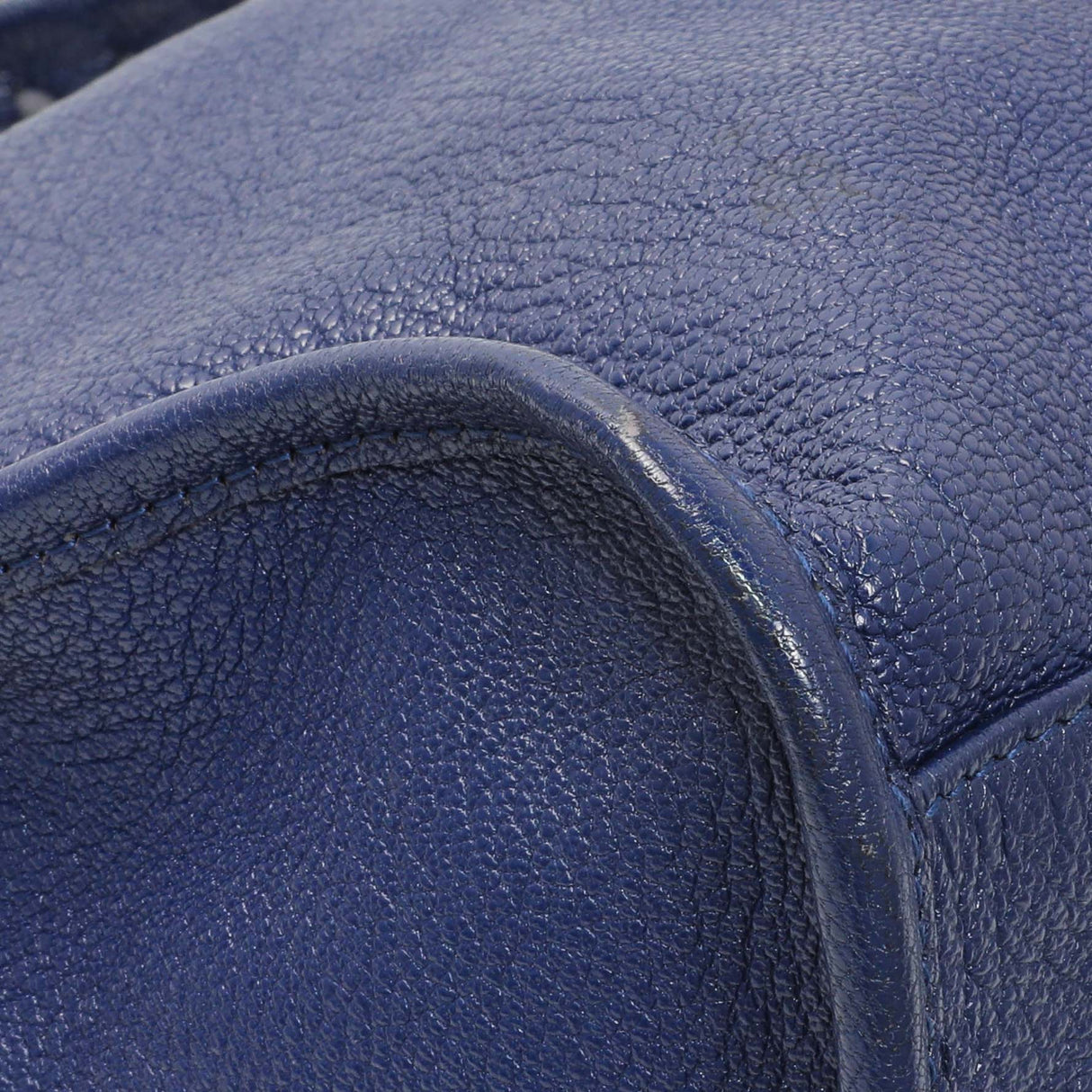 Balenciaga Bleu Nuit Chevre Metallic Edge City Handbags Balenciaga