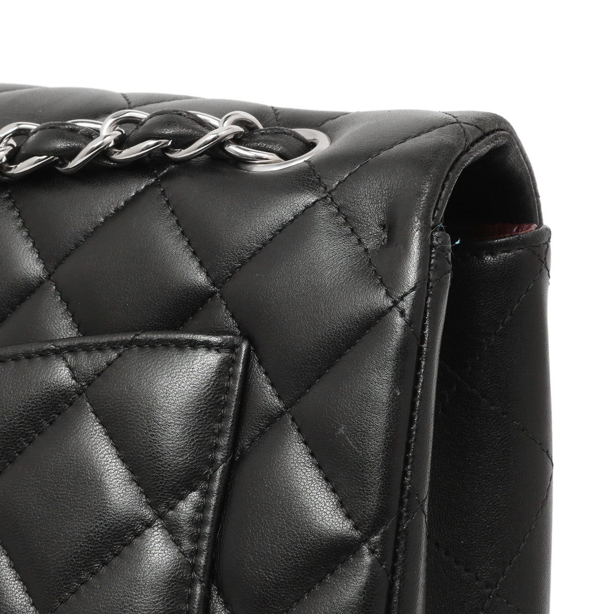 Chanel Black Quilted Lambskin Maxi Single Flap Handbags Chanel