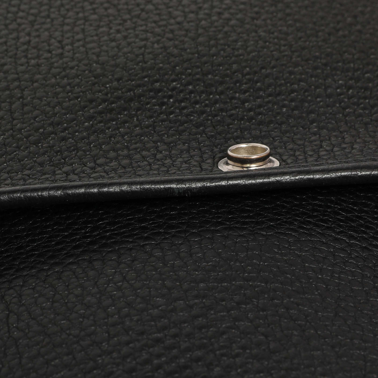 Hermes Black Clemence Evelyne III PM Handbags Hermes