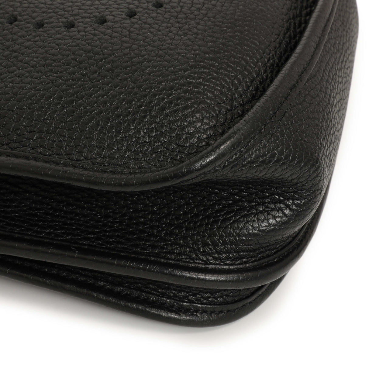 Hermes Black Clemence Evelyne III PM Handbags Hermes