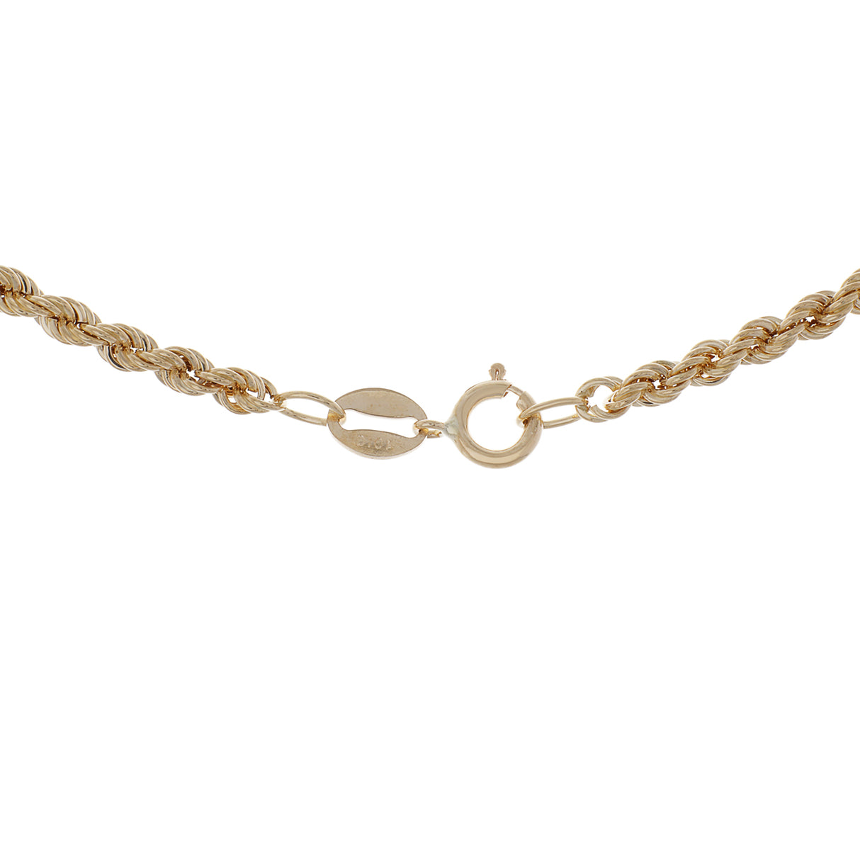 10K Yellow Gold Rope Chain Fine Jewellery Modaselle