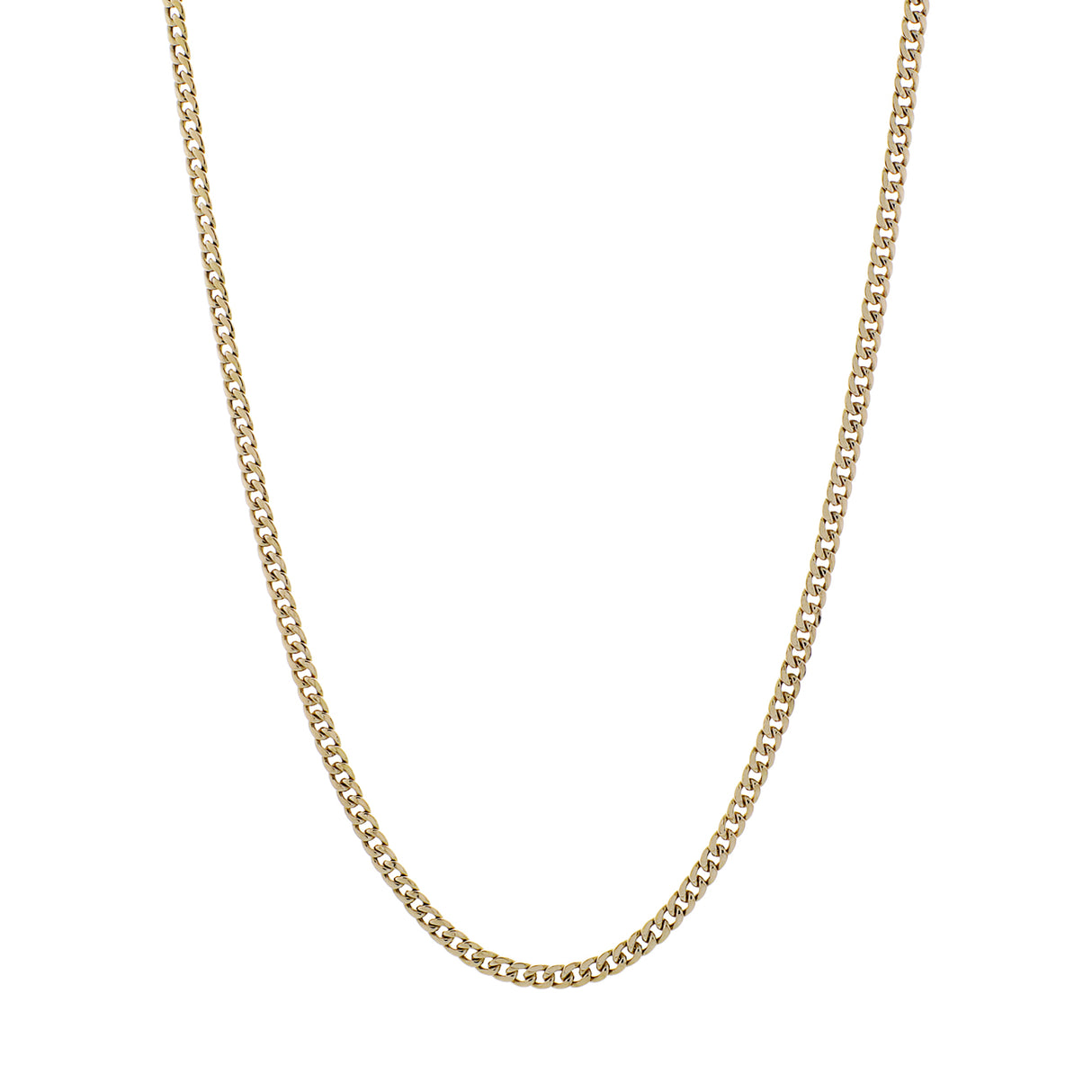 10K Yellow Gold Curb Chain Fine Jewellery Modaselle