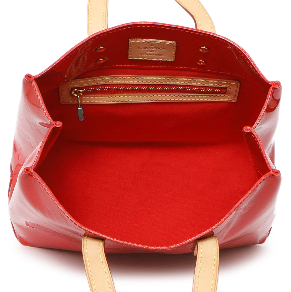 Louis Vuitton Rouge Vernis Reade PM Handbags Louis Vuitton