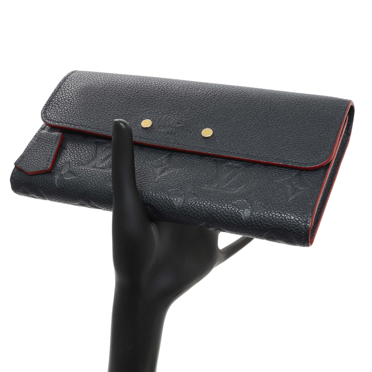 Louis Vuitton Marine Rouge Empreinte Pont-Neuf Wallet Accessories Louis Vuitton