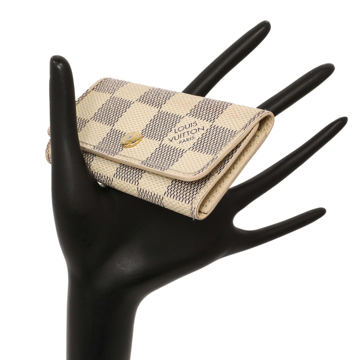 Louis Vuitton Damier Azur 4 Key Holder Accessories Louis Vuitton