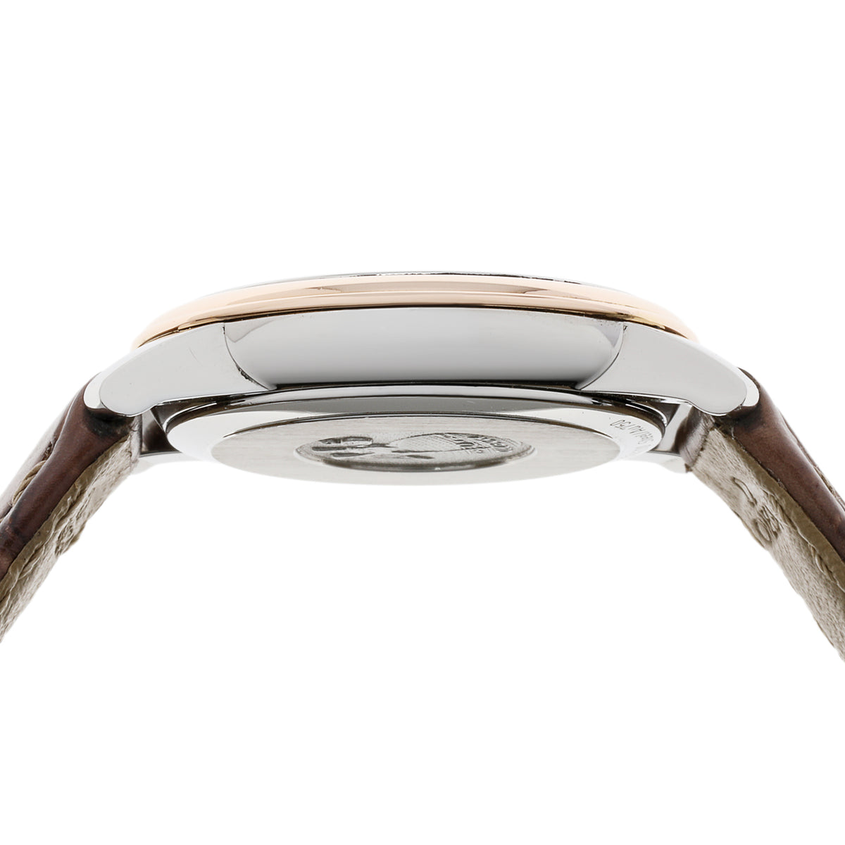 Omega Stainless Steel 18K Rose Gold De Ville Prestige 424.23.27.60.09.001 Watches Omega