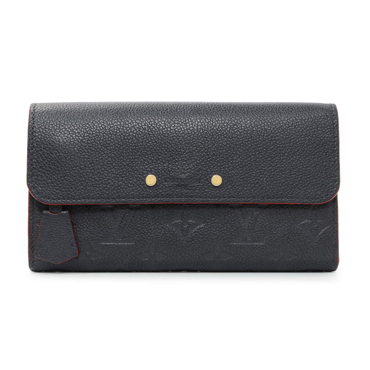 Louis Vuitton Marine Rouge Empreinte Pont-Neuf Wallet Accessories Louis Vuitton