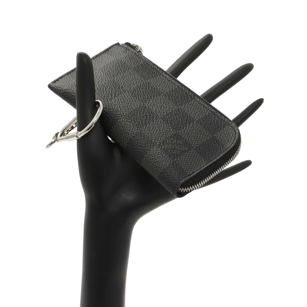 Louis Vuitton Damier Graphite 4 Key Holder Accessories Louis Vuitton