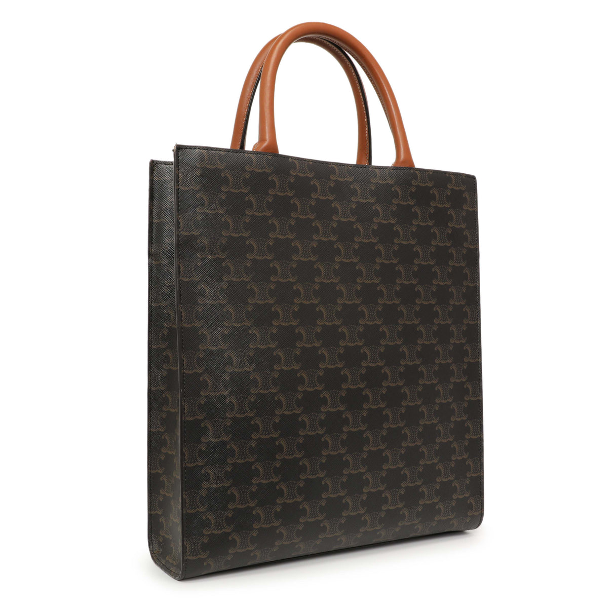 Celine Triomphe Canvas Small Vertical Cabas Handbags Celine