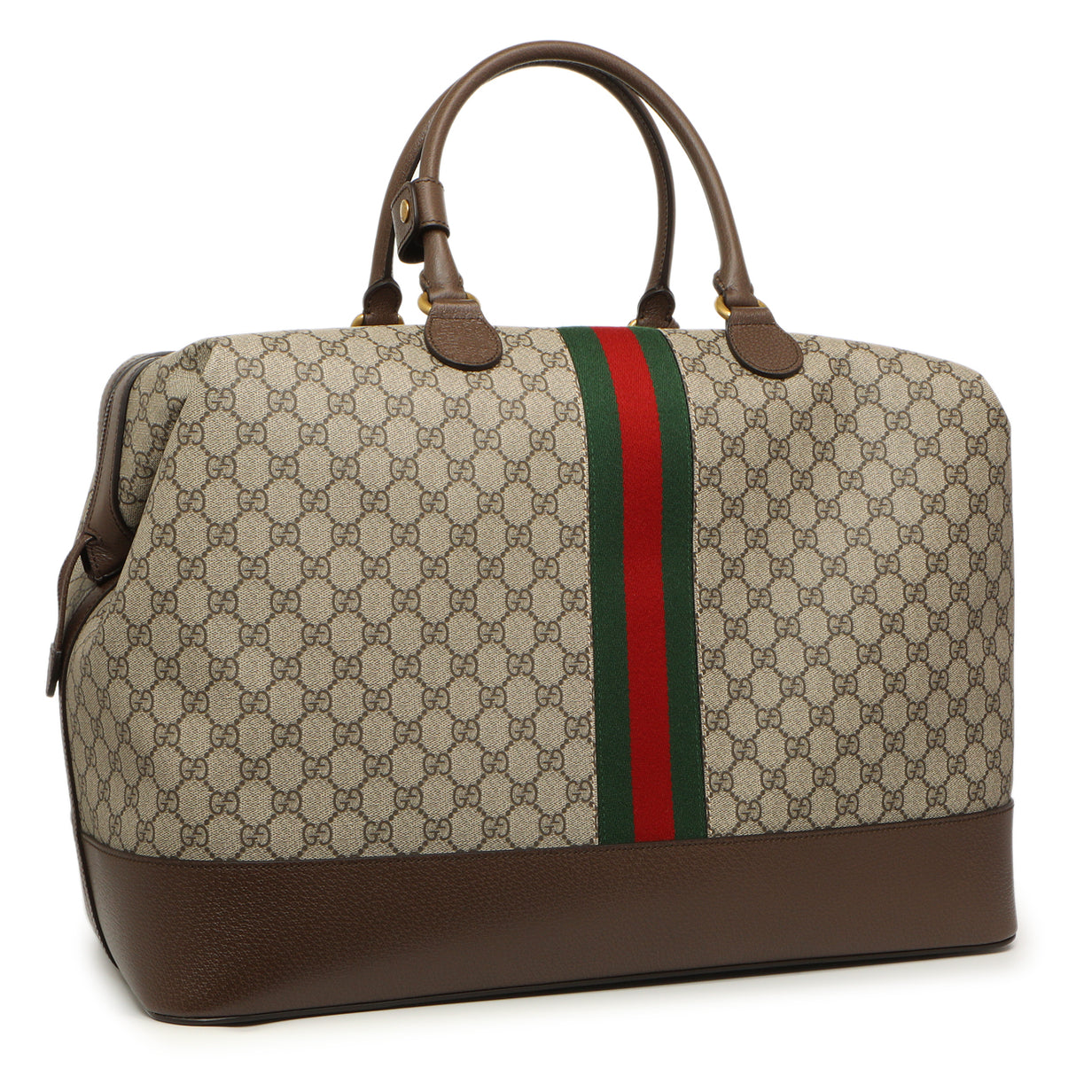 Gucci GG Supreme Monogram Ophidia Duffle Bag Handbags Gucci