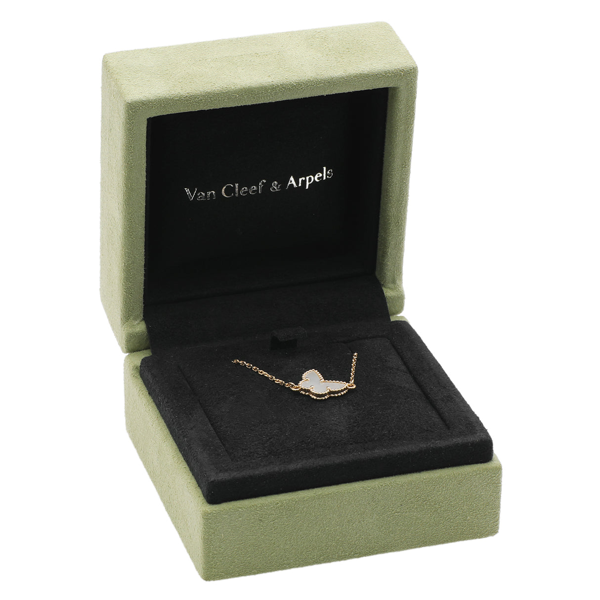 Van Cleef & Arpels 18K Yellow Gold Mother of Pearl Sweet Butterflies Bracelet Designer Jewellery Van Cleef and Arpels