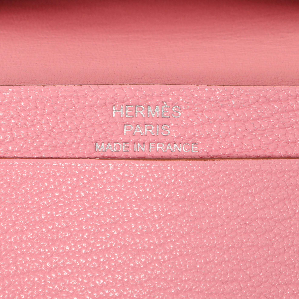 Hermes Rose Confetti Chevre Mysore Bearn Card Holder Wallet Accessories Hermes