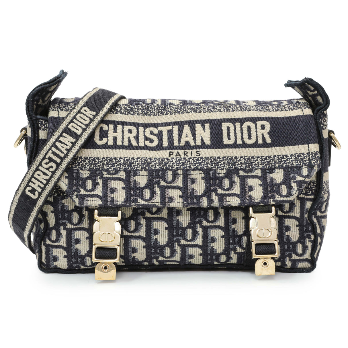 Christian Dior Blue Oblique Small Diorcamp Handbags Christian Dior