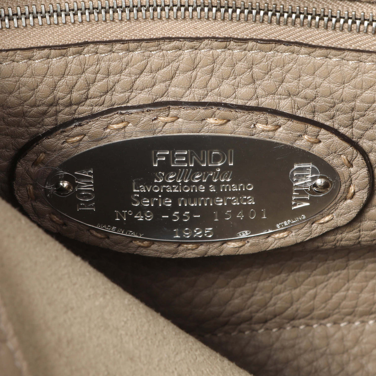 Fendi Cuoio Romano Snakeskin Selleria Mini Peekaboo Iconic Satchel Handbags Fendi