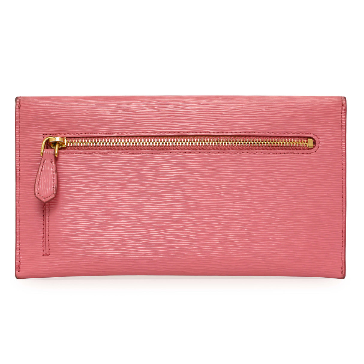 Prada Pink Vitello Move Envelope Wallet Accessories Prada