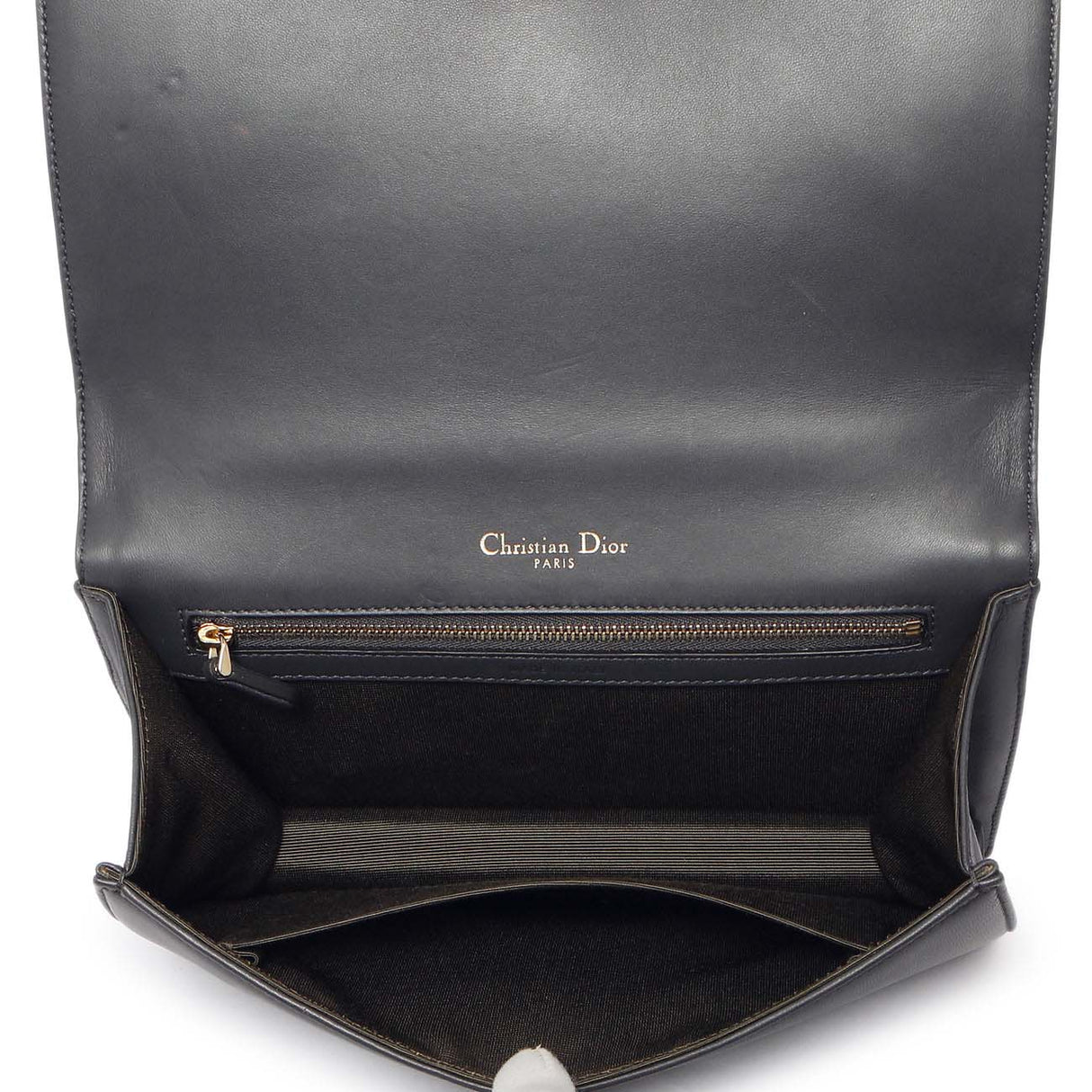 Christian Dior Navy Lambskin Medium Diorama Handbags Christian Dior