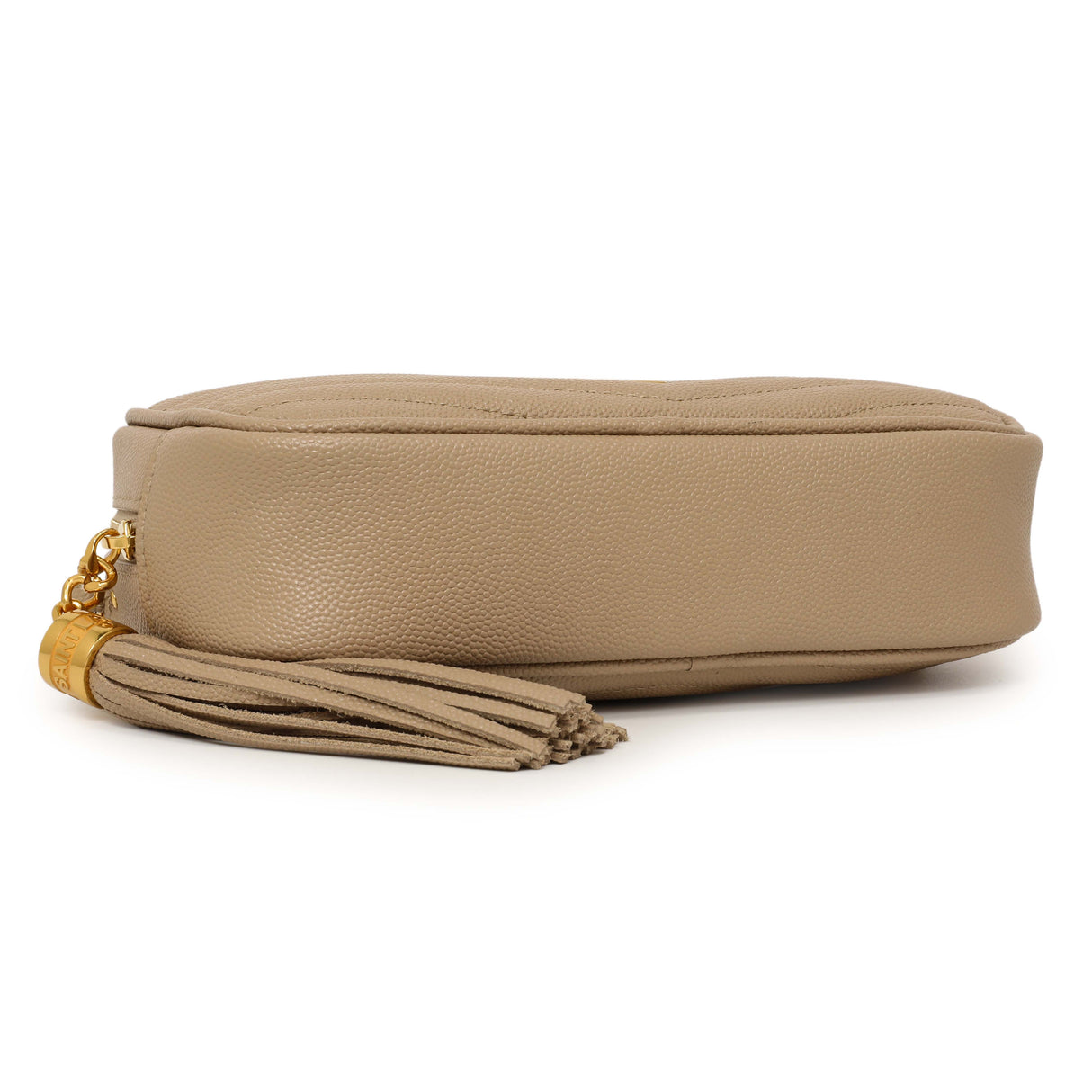 Saint Laurent Dark Beige Grain De Poudre Matelasse Monogram Mini Lou Camera Bag Handbags Saint Laurent