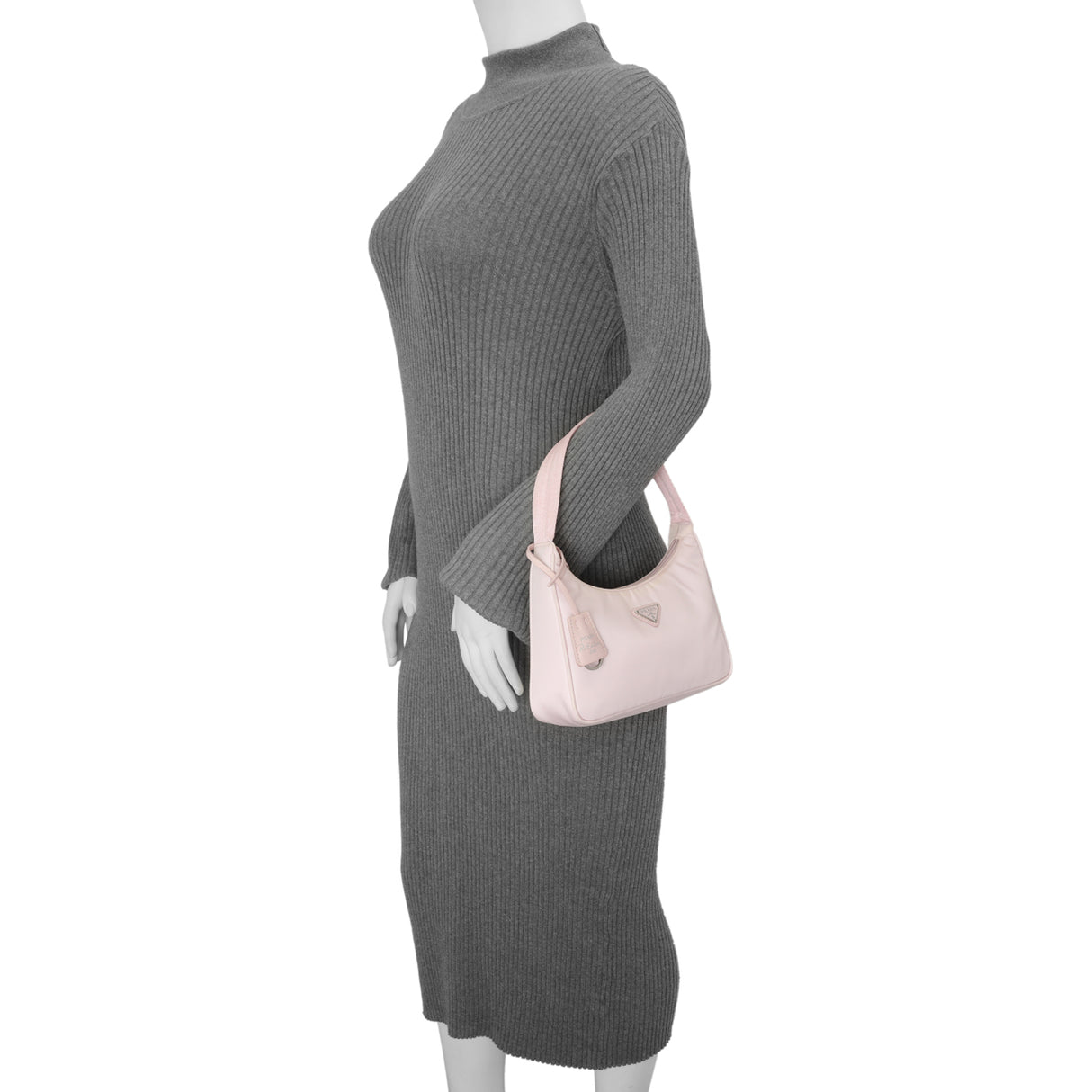 Prada Pink Nylon Mini Re-Edition 2000 Bag Handbags Prada