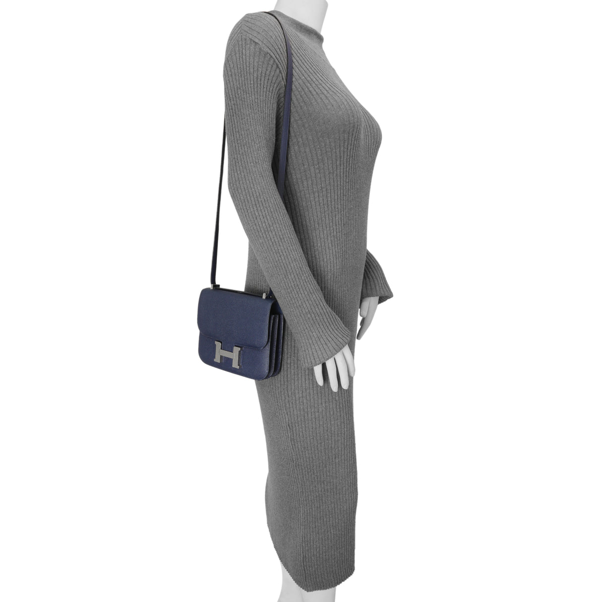 Hermes Bleu Saphir Epsom Constance 18 Handbags Hermes