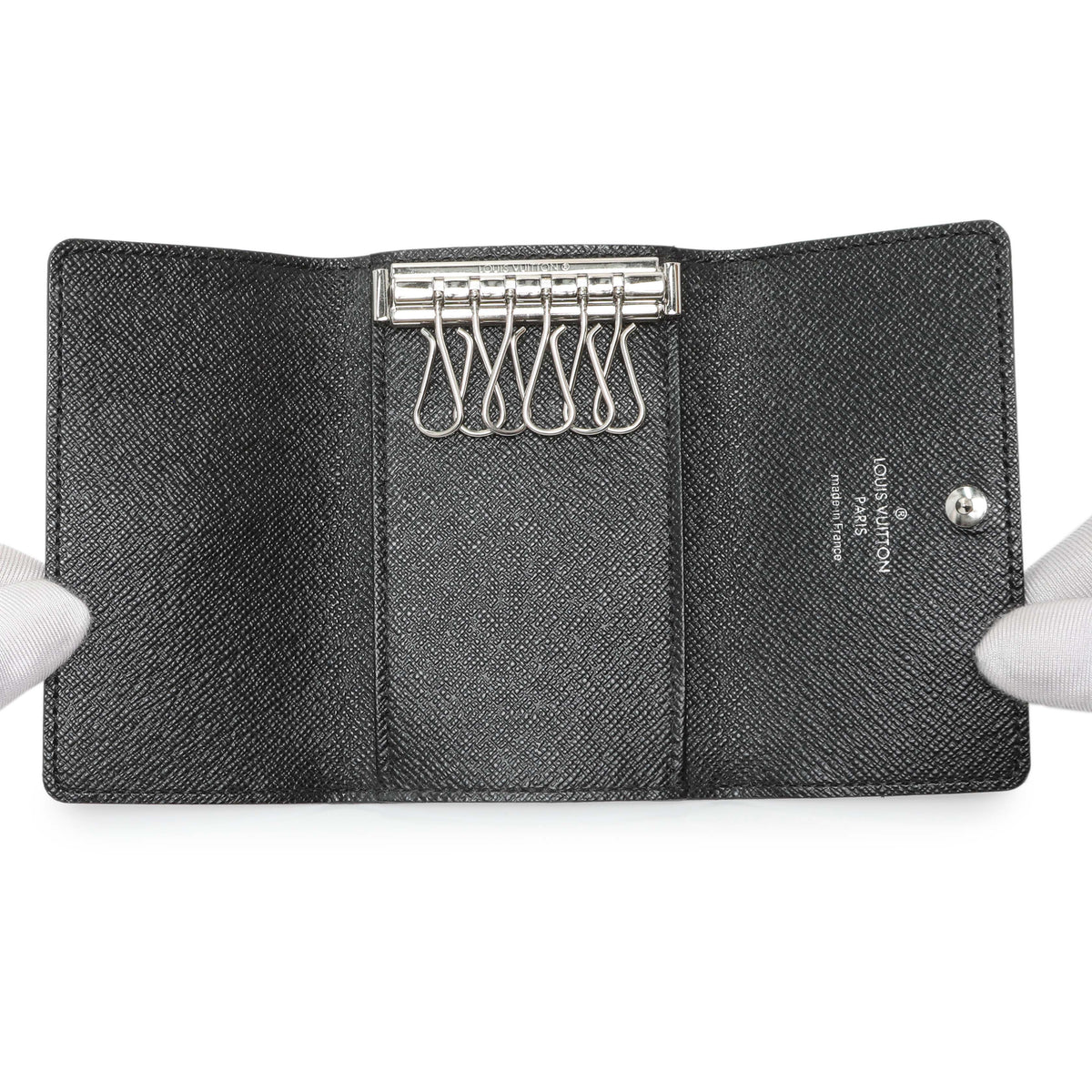 Louis Vuitton Damier Graphite 6 Key Holder Accessories Louis Vuitton