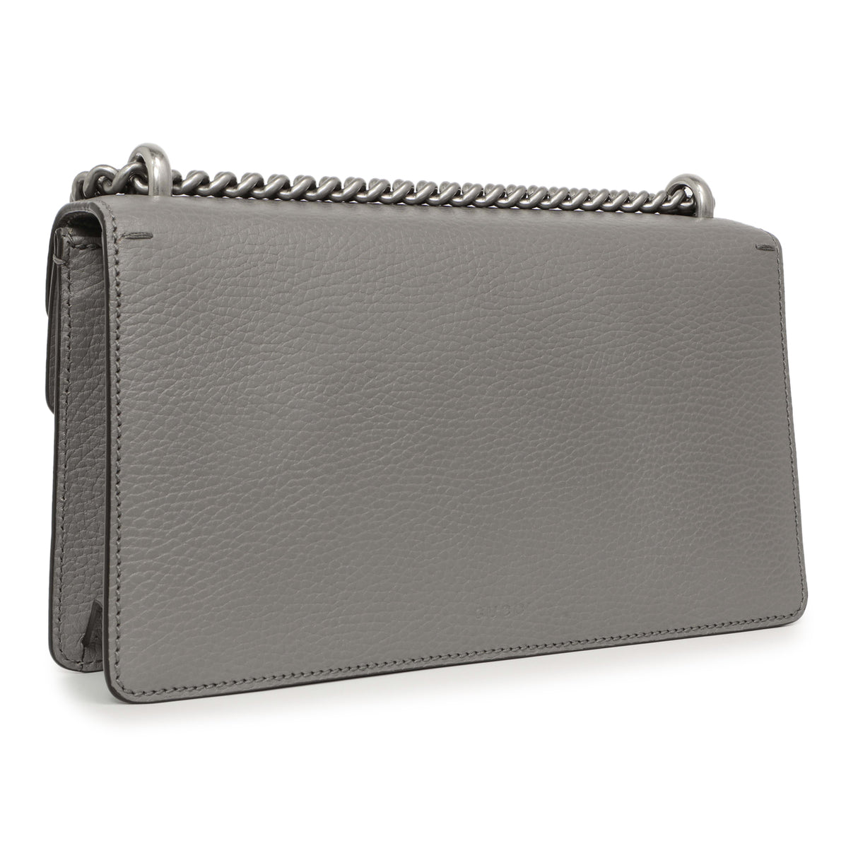 Gucci Grey Calfskin Enamel Small Dionysus Shoulder Bag Handbags Gucci